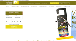 Desktop Screenshot of hotelsansimon.com